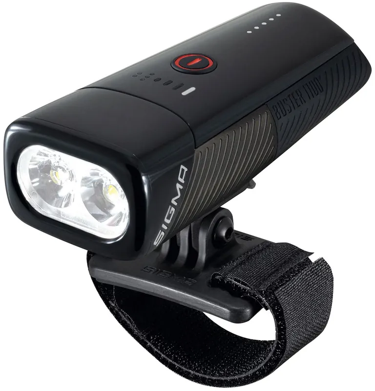 Neuheit Sigma Sport Helmleuchte Buster 1100 HL schwarz