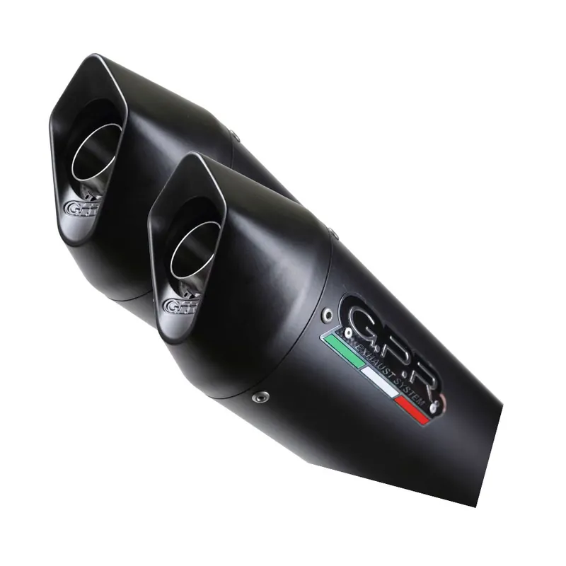 Neue Kollektion GPR Endschalldämpfer Suzuki Hayabusa 1300 1999/00 Pair of EC-Approv. bolt-on Silencers Furore Ner