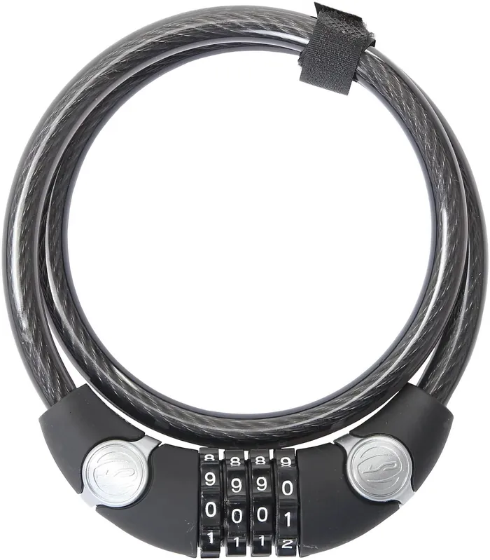 CONTEC Zahlen-Kabelschloss EcoLoc 85 cm schwarz, grau Angebot