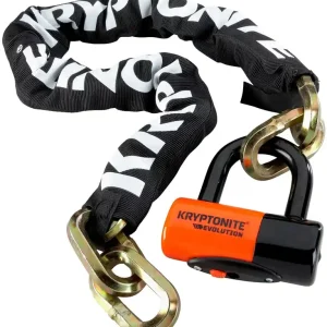 KRYPTONITE Kettenschloss New York Chain 100 cm schwarz, orange Beliebt