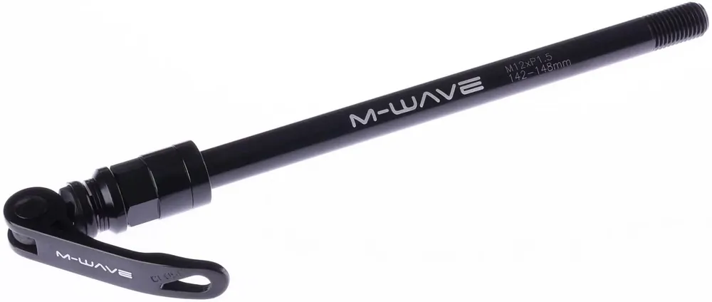 Schnäppchen M-Wave Hinterradsteckachse 12 mm schwarz