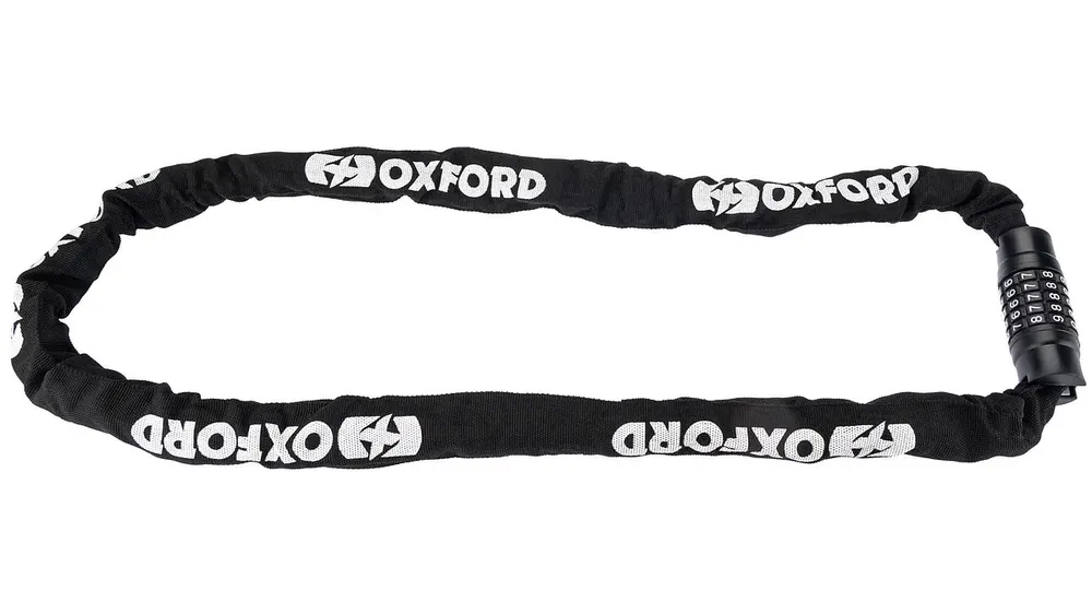 Oxford Kettenschloss Länge 150 cm, Kettenschloss "GP Combi Chain 8" Kette aus 8 mm gehärtetem Stahl Preis Gesenkt