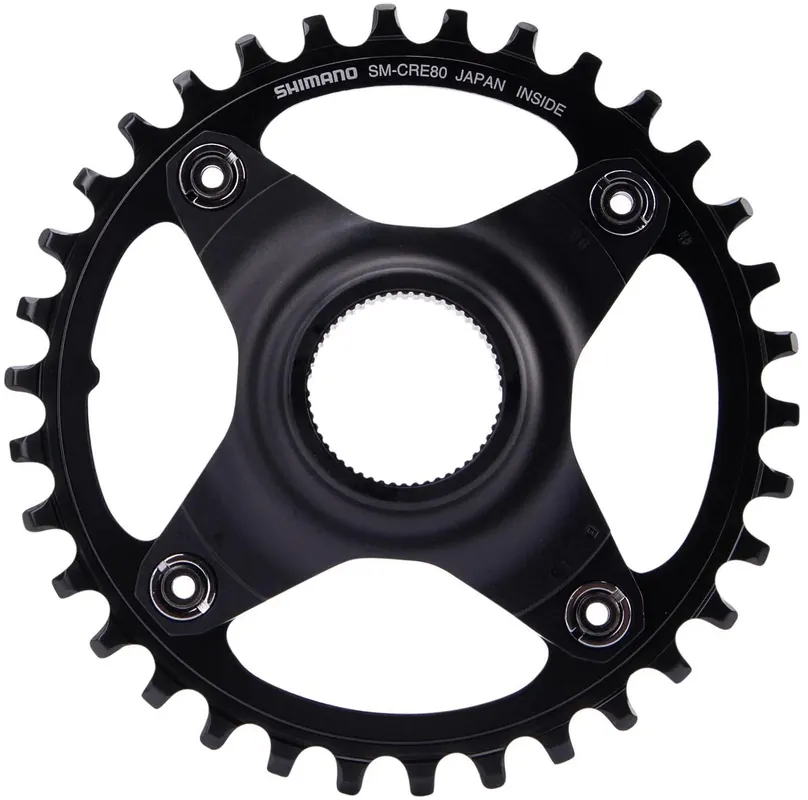 Neue Ware Shimano Kettenblatt STEPS SM-CRE80 34 Zähne schwarz