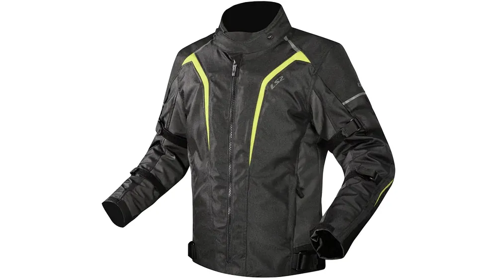 Begrenztes Angebot LS2 Sepang Jacke Schwarz / Grau / Neongelb Herren Gr.xxl