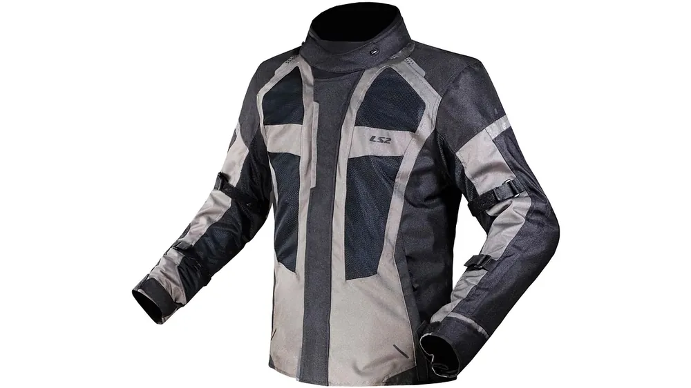 LS2 Scout Jacke Schwarz / Grau Damen Gr.s Begrenztes Angebot