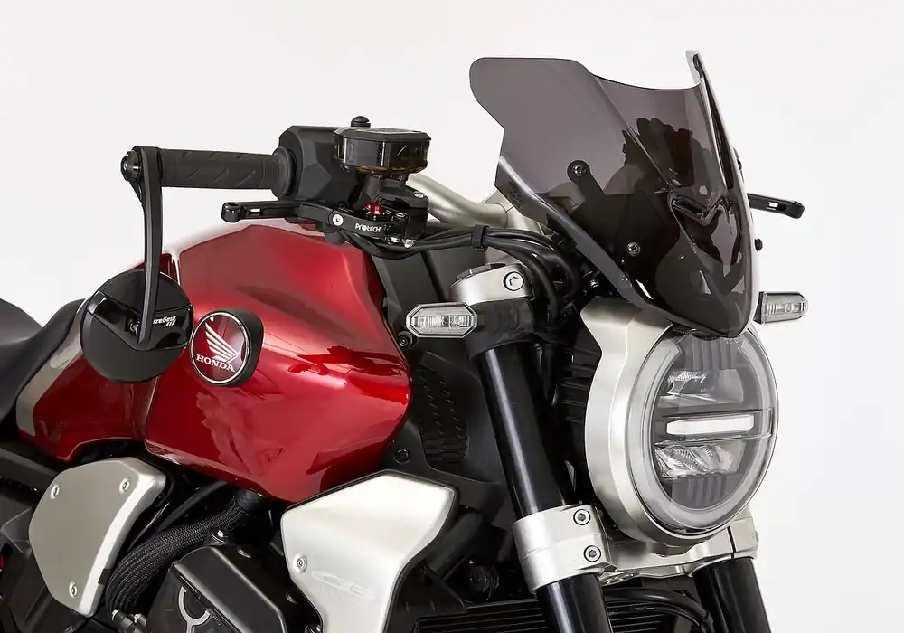 Günstig ERMAX Naked-Bike-Scheibe Acrylic durchsichtig Schwarz getönt für HONDA CB1000R