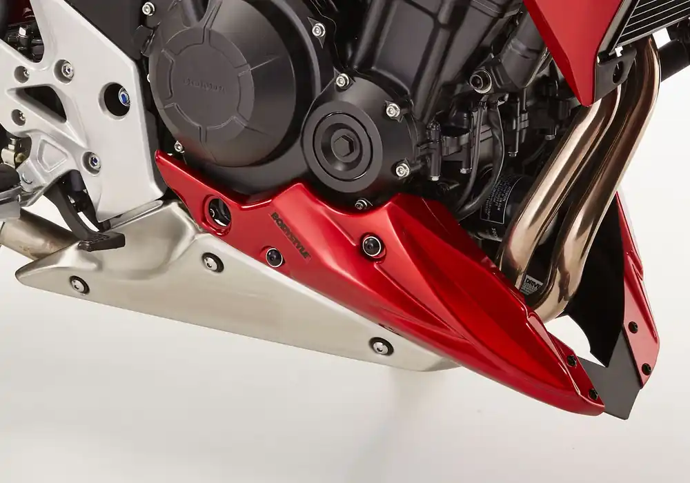 Neu BODYSTYLE Sportsline Bugspoiler ABS Kunststoff silber für HONDA CB500F, CB500X