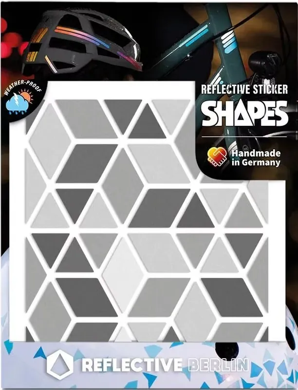 Sale Reflective Berlin Reflexaufkleber Shapes grau Diamonds