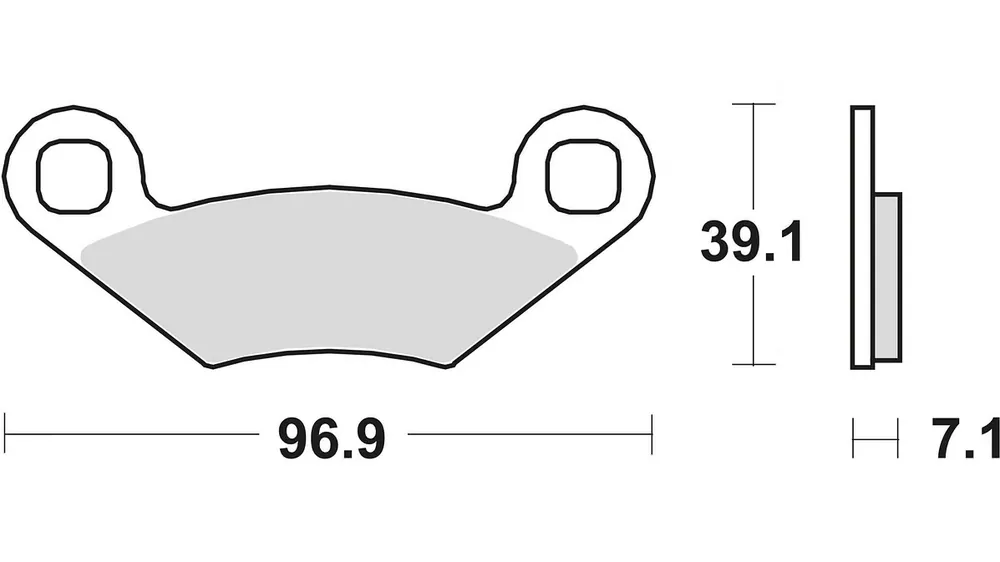 Garantierte Lieferung TRW Bremsbelag MCB 619 mit Zulassung