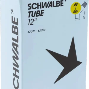 Finale Aktion Schwalbe Schlauch Nr. 1 12 Zoll Schraderventil (AV), 40 mm, 45° abgewink