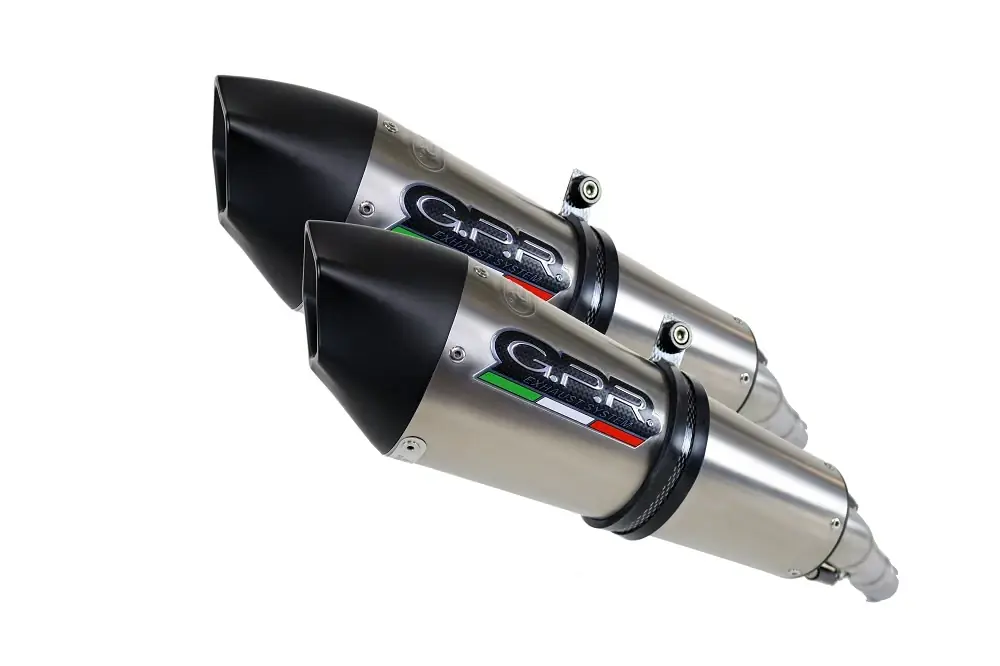 GPR Endschalldämpfer Aprilia Shiver 750 - Gt 2007/16 Pair EC-Approv. slip-on exhaust Gpe Ann. Tit Angebot