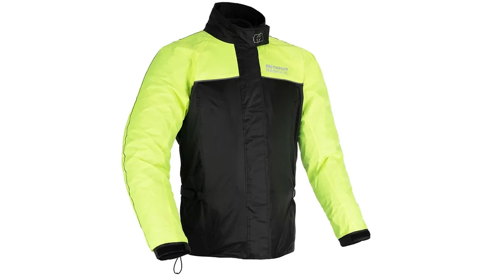 Oxford Regenjacke Gr. XL, schwarz / neongelb, Regenjacke "Rainseal" Unisex Super-Preis