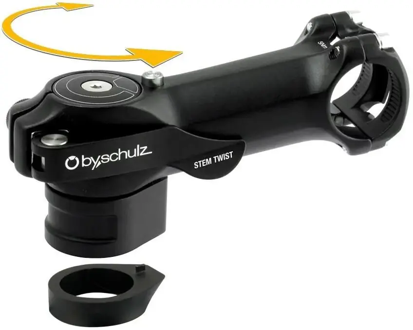 Billig by,schulz Vorbau Stem Twist SDS 90 mm schwarz