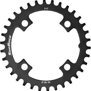Expressversand Sunrace Kettenblatt MS 34 Zähne schwarz