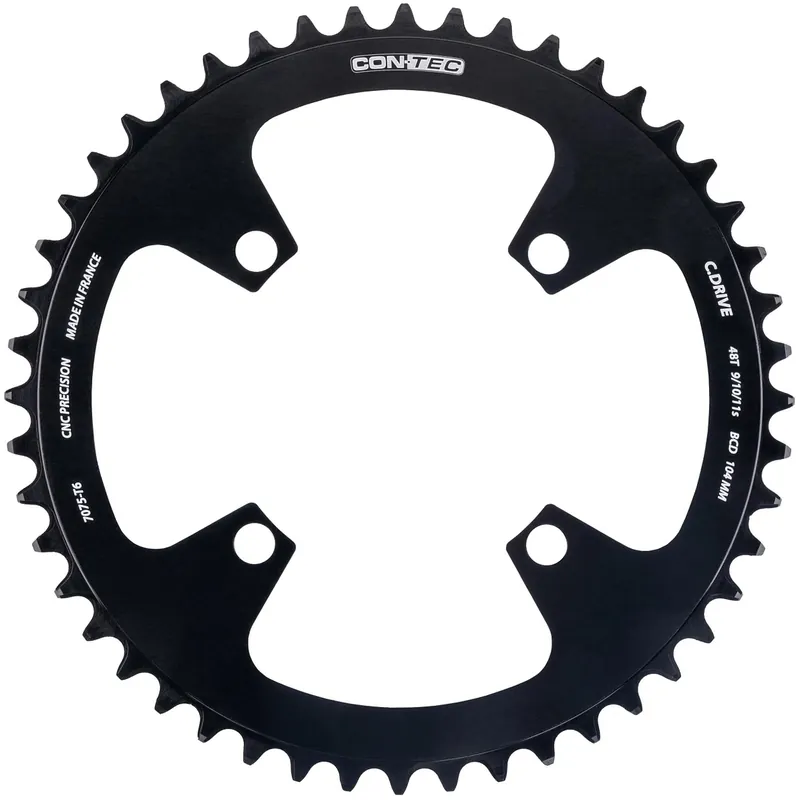 Rabatt CONTEC Kettenblatt C.Drive B 48 Zähne schwarz
