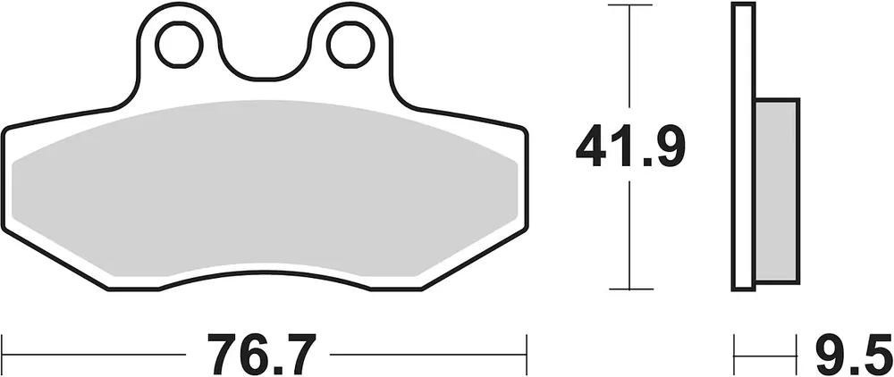Geprüft SBS Scooterbelag 190CT Carbon Tech