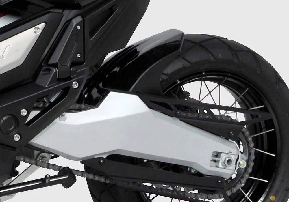 Günstig BODYSTYLE Sportsline Hinterradabdeckung mit Alu-Kettenschutz ABS Kunststoff rot für HONDA X-ADV