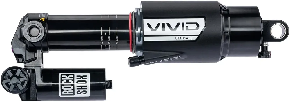 RockShox Federbein Vivid Ultimate DH RC2 225 mm schwarz Body Trunnion Must-Have