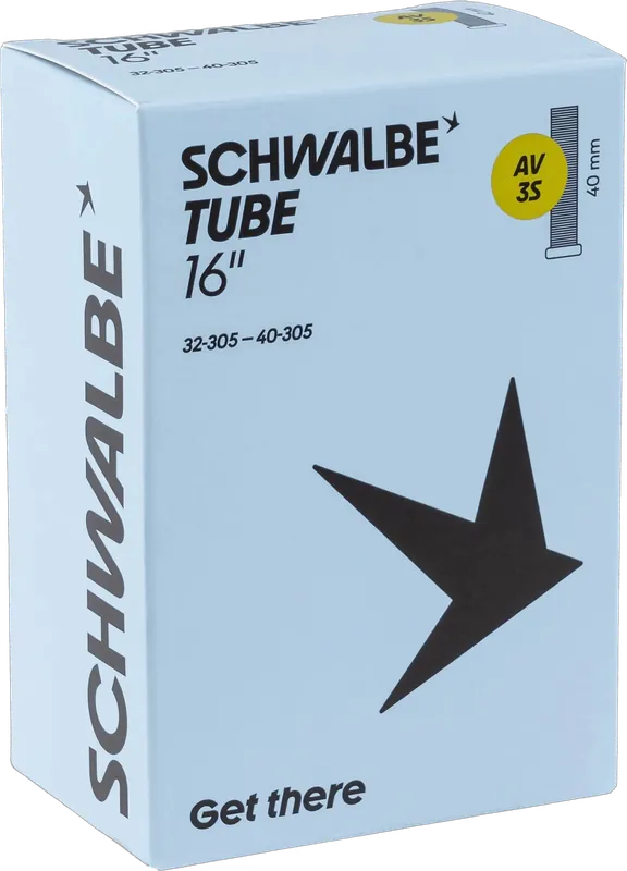 Schwalbe Schlauch Nr. 3S 16 Zoll Schraderventil Markenware