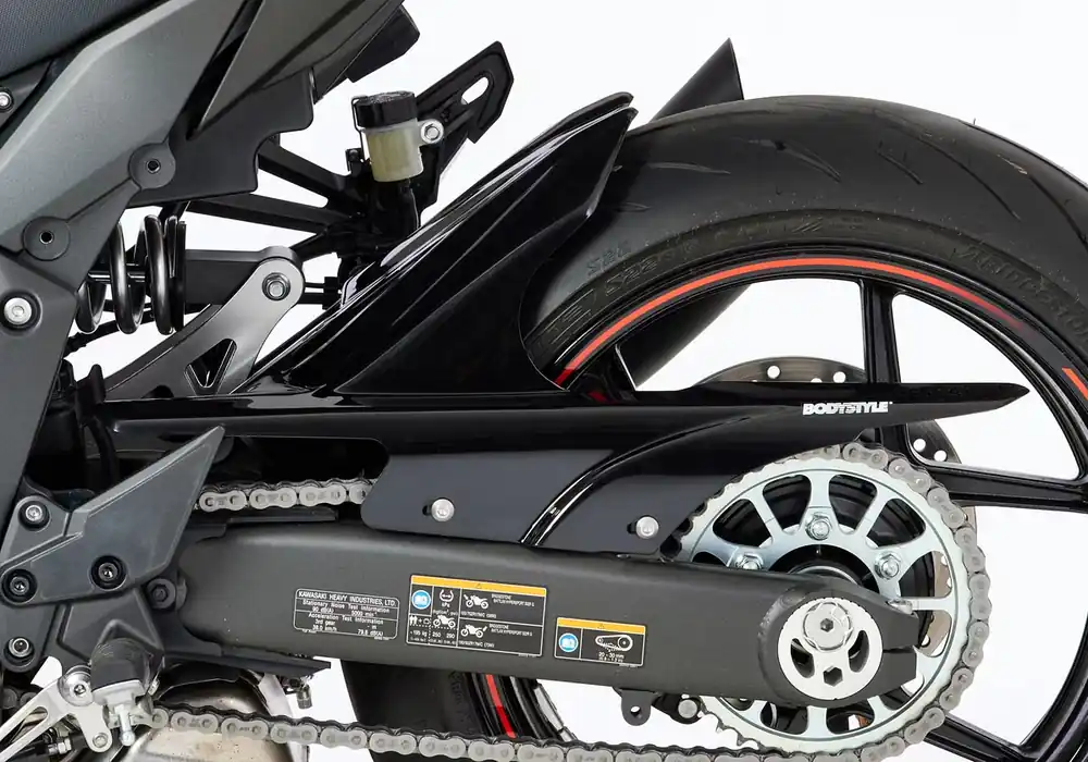 BODYSTYLE Sportsline Hinterradabdeckung ABS Kunststoff weiß/grau für KAWASAKI Ninja 1000 SX Schnäppchen