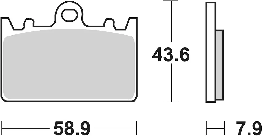 SBS Bremsbelag 666HF Street Ceramic Knallerangebot