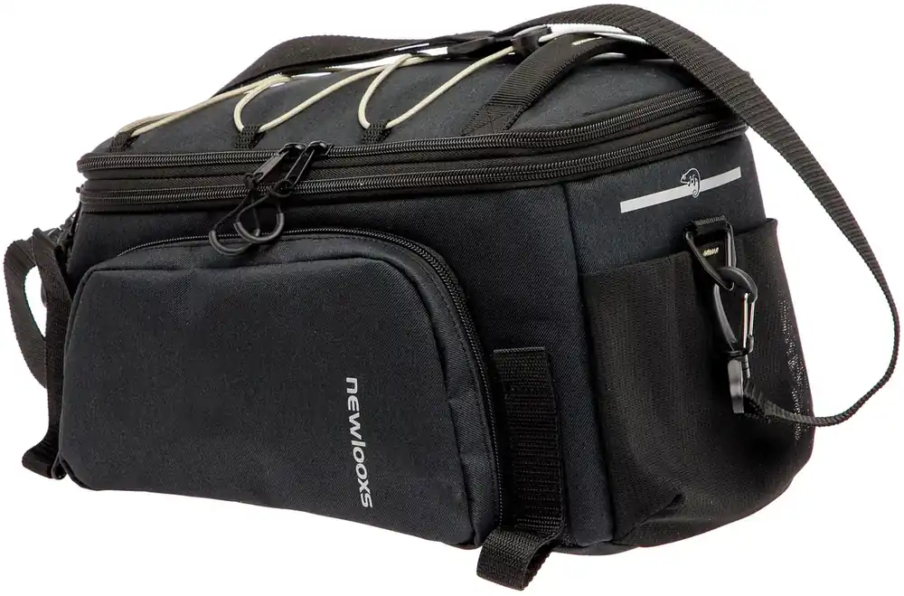 Ausverkauf New Looxs Gepäckträgertasche Sports Trunkbag schwarz black Klettbandbefestigung