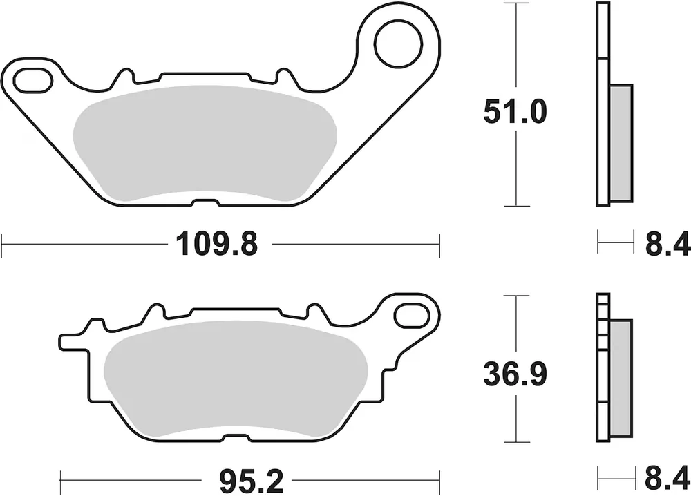 Jetzt Bestellen SBS Bremsbelag 858HF Street Ceramic