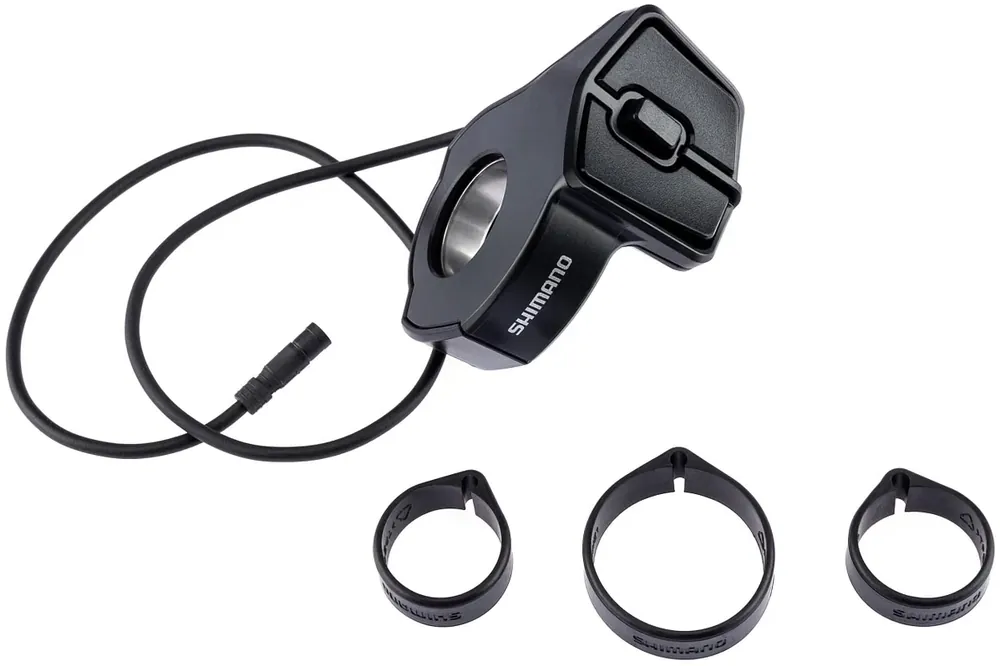 Markenware Shimano Bedieneinheit STEPS SW-E6010 links schwarz für Unterstützungsstufen