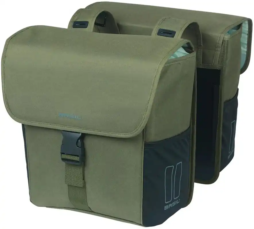 Basil Doppeltasche Go - Double Universal Bridge grün Schnäppchen
