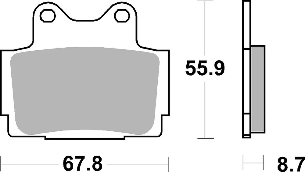 SBS Bremsbelag 570LS Street Sinter Online Kaufen