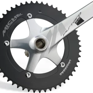 Highlight Miche Kettenradgarnitur Pistard 2.0 48 Zähne 165 mm silber