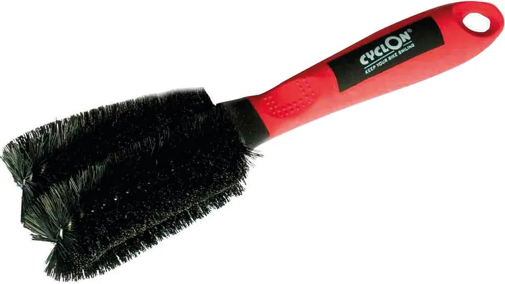 Cyclon Bürste Two Prong Bush schwarz/rot Top-Seller