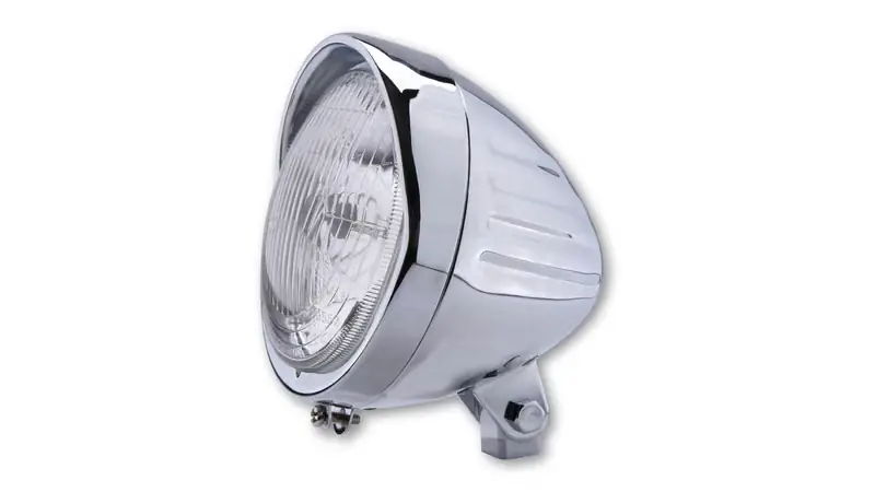 Schnäppchen HIGHSIDER smart 5 3/4 Zoll Scheinwerfer Indian Chrome E-geprüft (1Stck)
