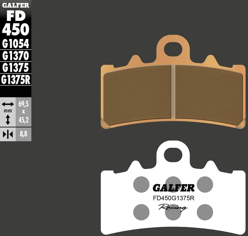 Galfer Bremsbelag FD450 Racing Markenware