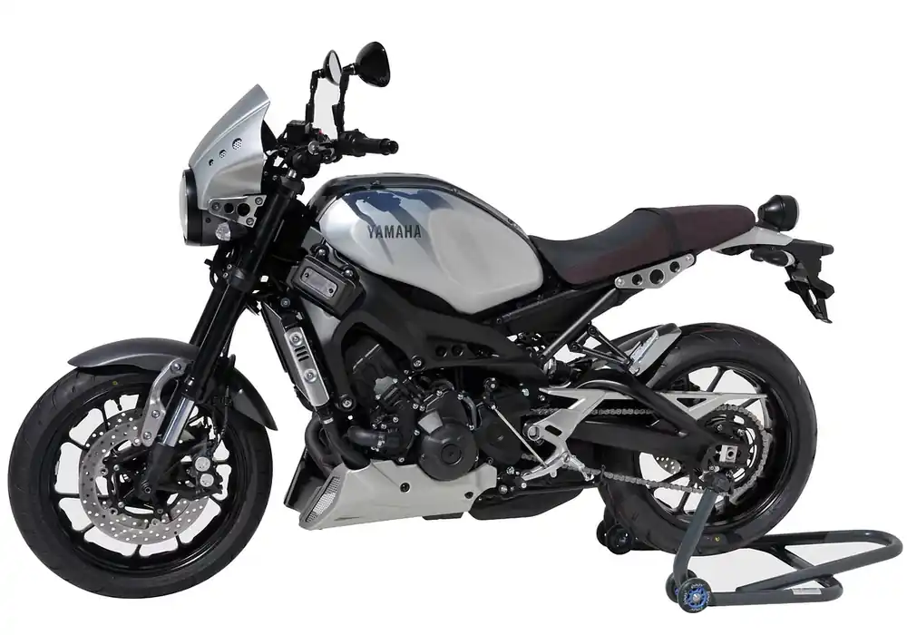 BODYSTYLE Sportsline Bugspoiler ABS Kunststoff silber für YAMAHA XSR900 Top-Angebot