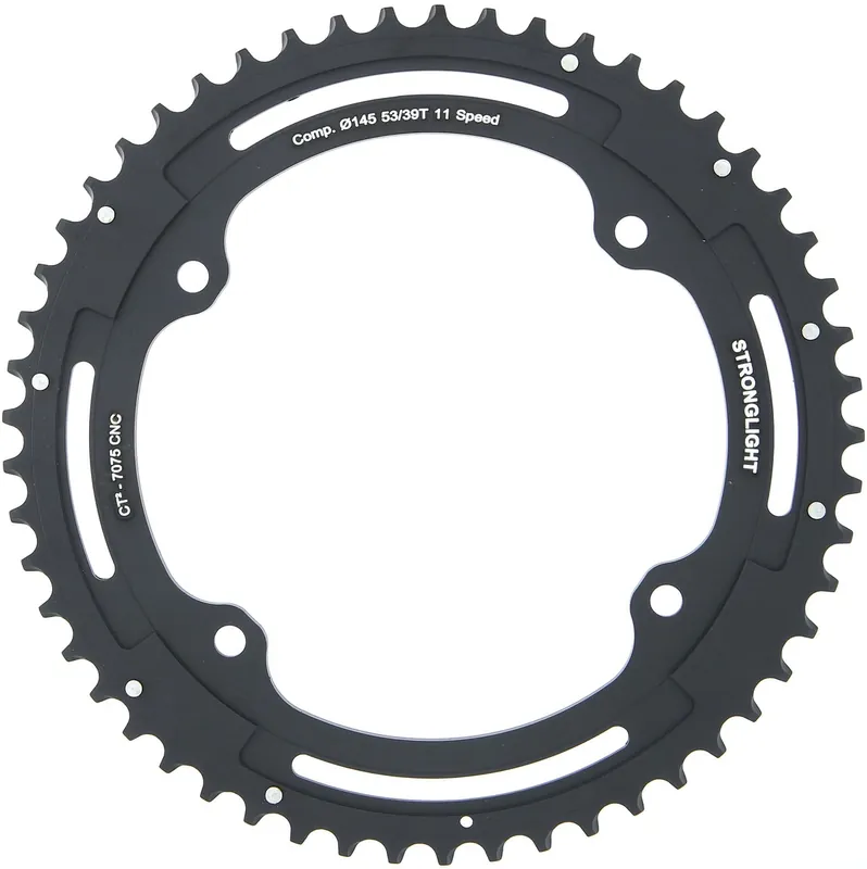 Bestseller Stronglight Kettenblatt CT2 53 Zähne schwarz außen