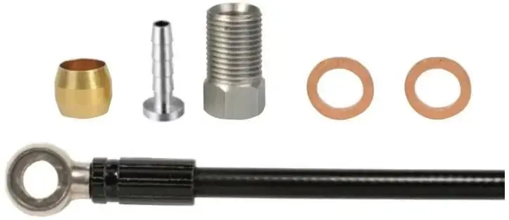 Elvedes Bremsleitungs-Kit Shimano 2000 mm schwarz/silber Neu