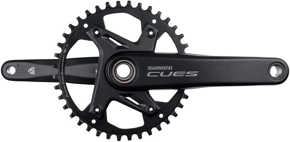 Heißes Angebot Shimano Kettenradgarnitur CUES FC-U6040-1 40 Zähne 175 mm schwarz