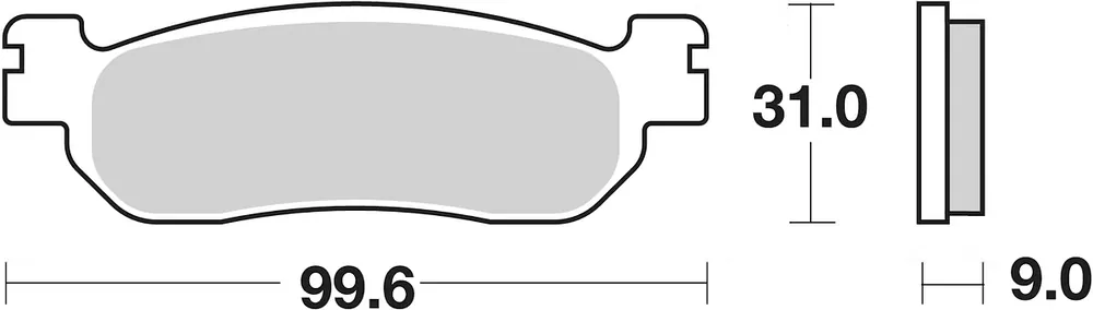SBS Bremsbelag 728HF Street Ceramic Ausverkauf