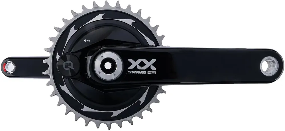 SRAM Kettenradgarnitur XX SL Eagle AXS Transmission 34 Zähne schwarz/silber 165 mm Kurbellänge, Q-Faktor 168 mm Schnäppchen