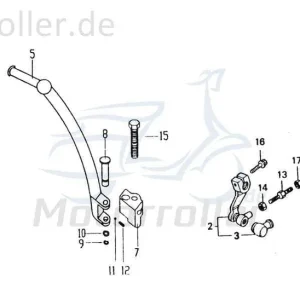 Chunlan Chopper Schraube M6x20mm 125ccm 4Takt GB5786 Bundschraube Maschinenschraube Flanschschraube Flansch-Schraube Maschinen-Schraube Abverkauf