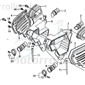 Chunlan Chopper Gehäuse rechts 125ccm 4Takt 244FM.15.01.04 Hülle Umbauung Motorrad Moped Ersatzteil Service Inpektion Direktimport Ausverkauf