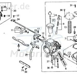 Chunlan Chopper Dichtungssatz 125ccm 4Takt 244FM.14.07-01 Dichtungsset Dichtungskit Motorrad Moped Ersatzteil Service Inpektion Super-Preis