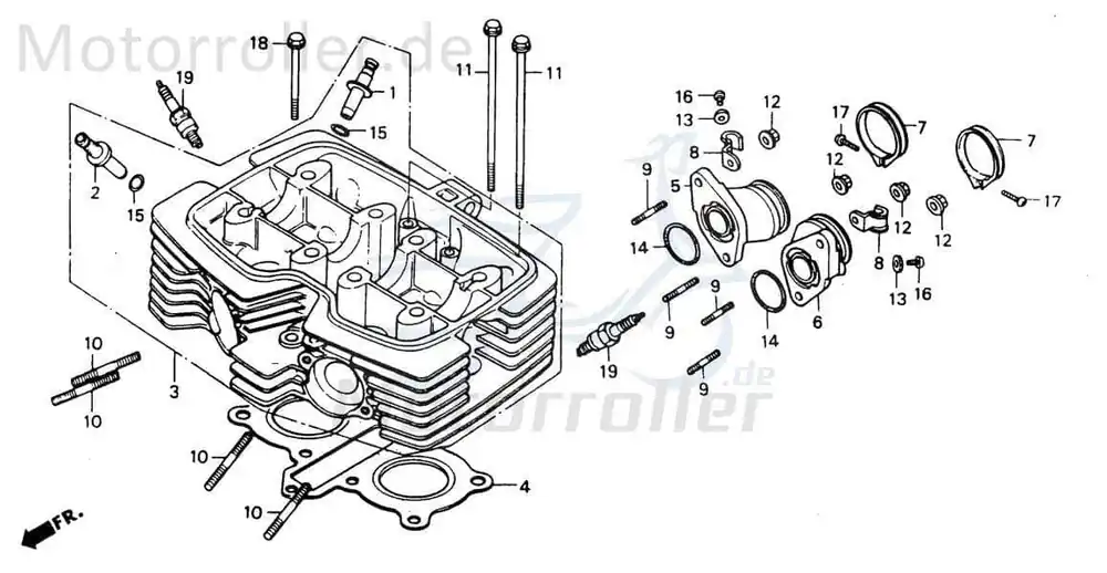 Bestpreis Chunlan Chopper Scheibe Distanzscheibe 125ccm 4Takt GB97.1 Unterlegscheibe U-Scheibe Distanz-Scheibe Unterleg-Scheibe Abstandsscheibe