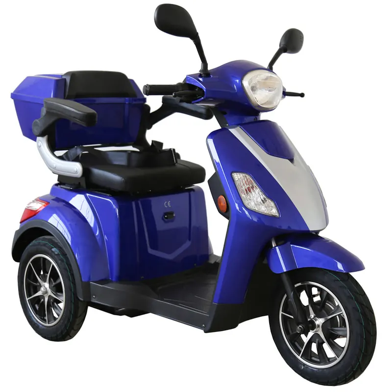 Must-Have Elektroroller Scoody E3 Trike Y2 25 km/h blau Dreiradroller E-Roller E-Dreirad E-Scooter Seniorenroller Seniorenmobil E-Trike Handycaproller
