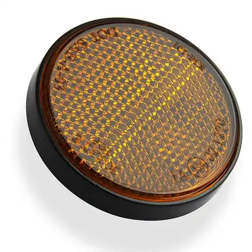 Reflektor gelb rund D56mm Baotian Katzenauge 50ccm 2Takt Strahler Rückstrahler Seitenreflektor 125ccm-4Takt Scooter BT125T 2B2 Service Jetzt Kaufen