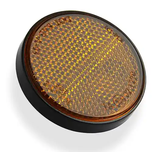Reflektor D=56mm M5 rund gelb Rex RS450 Strahler 700591 Rückstrahler Seitenreflektor 1E40QMB Scooter RS460 BOSTON 8 Ersatzteil Mega-Angebot