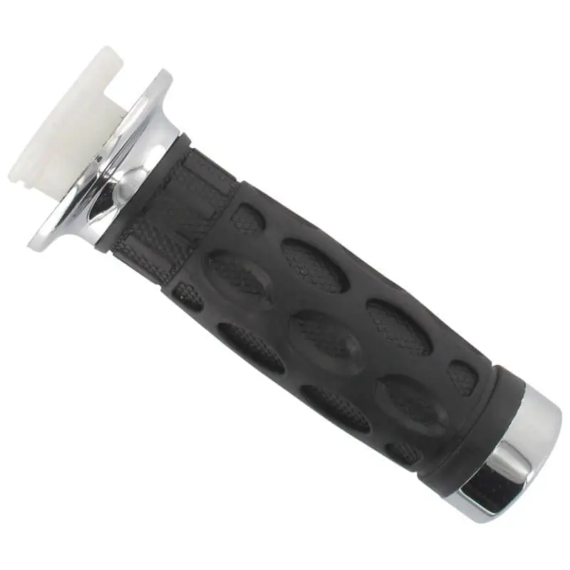 Gasgriff mit Chromkappe rechts Länge 140mm 78251758 Sichere Zahlung