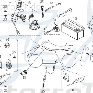 Echt Signalgeber LOF Explorer Quad ATV Urano DLS 700 499ccm 4Takt 675ccm-4Takt Trasher 520 Supersport LOF UTV Ersatzteil Service Inpektion