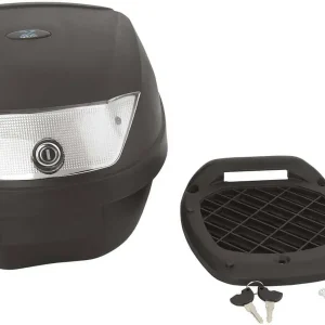 Topcase SPEC-X, 28 l Inhalt, schwarz/weiß 7.607.099/Z Abverkauf